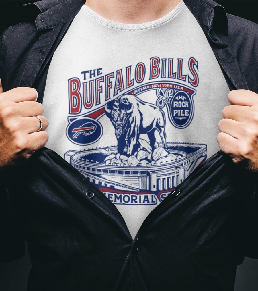 The Buffalo Bills War Memorial Stadium Rockpile New York NFL Iconic Buffalo T-Shirt
