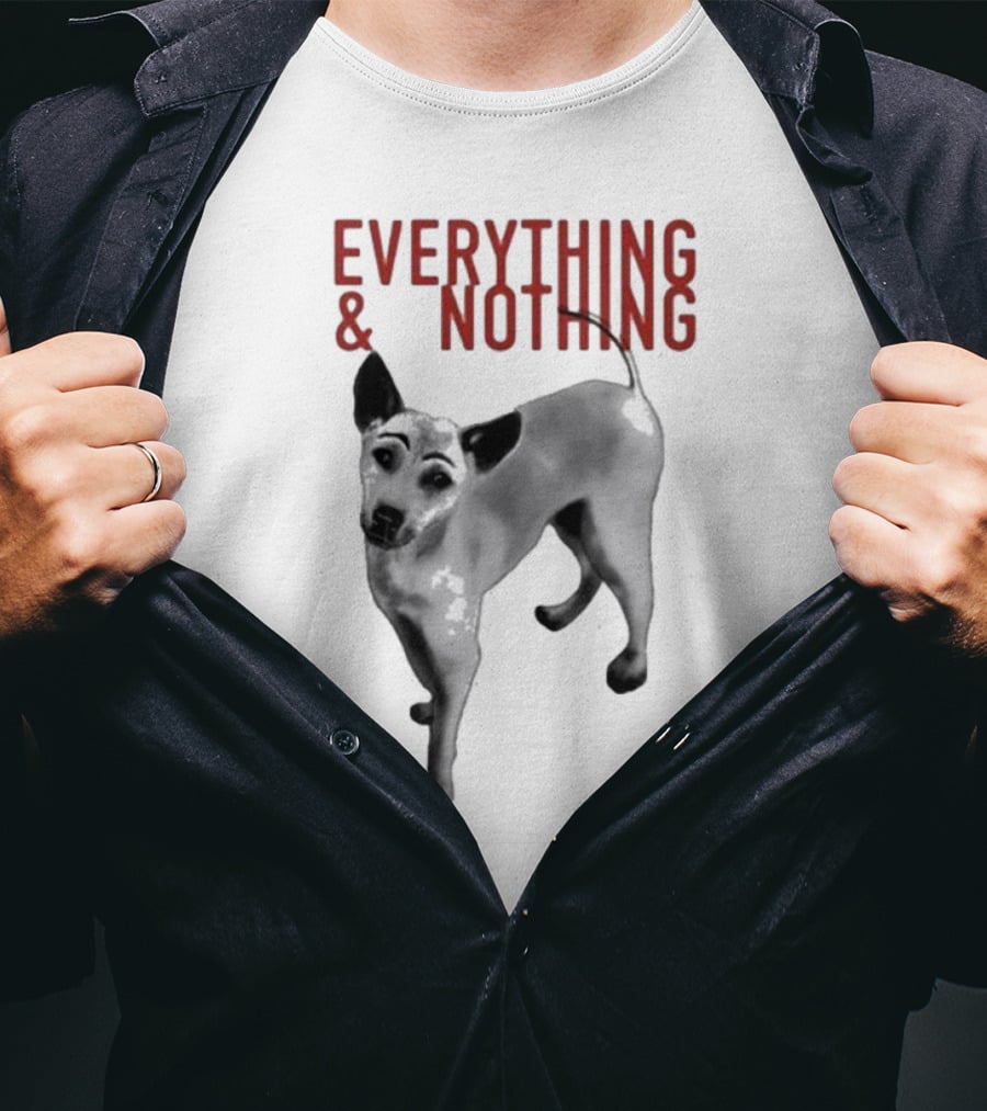David Sylvian Everything And Nothing Dog Image Everything And Nothing T-Shirt