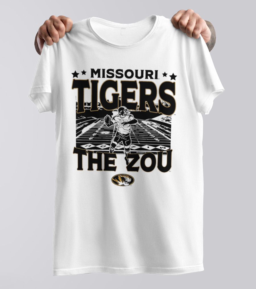 Missouri Tigers The Zou Football Gameday Couture T-Shirt