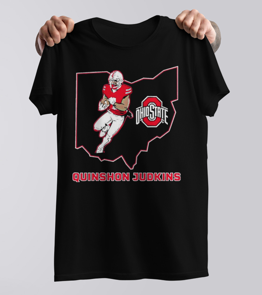 QUINSHON JUDKINS OHIO STATE BUCKEYES RUNNING BACK STAR T-Shirt