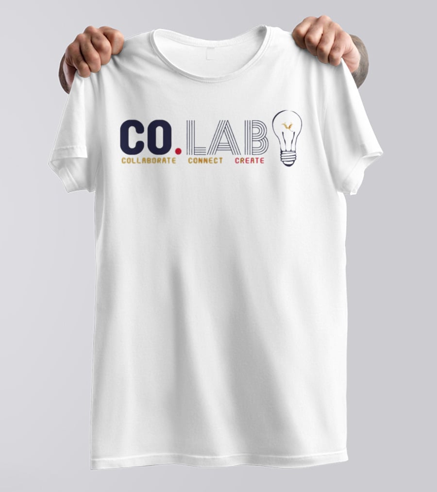 CO.LAB Collaborate Connect Create Light Bulb T-Shirt