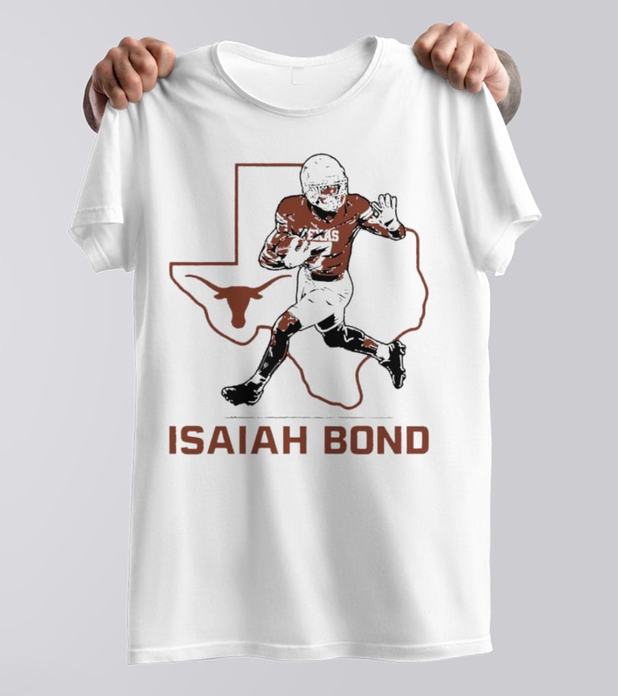 Isaiah Bond Texas Longhorns Football Running Back Star T-Shirt