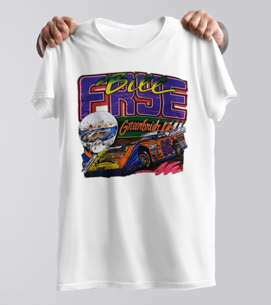 Bill Frye Greenbrier No.66 Dirt Late Model Car GRT Racing T-Shirt
