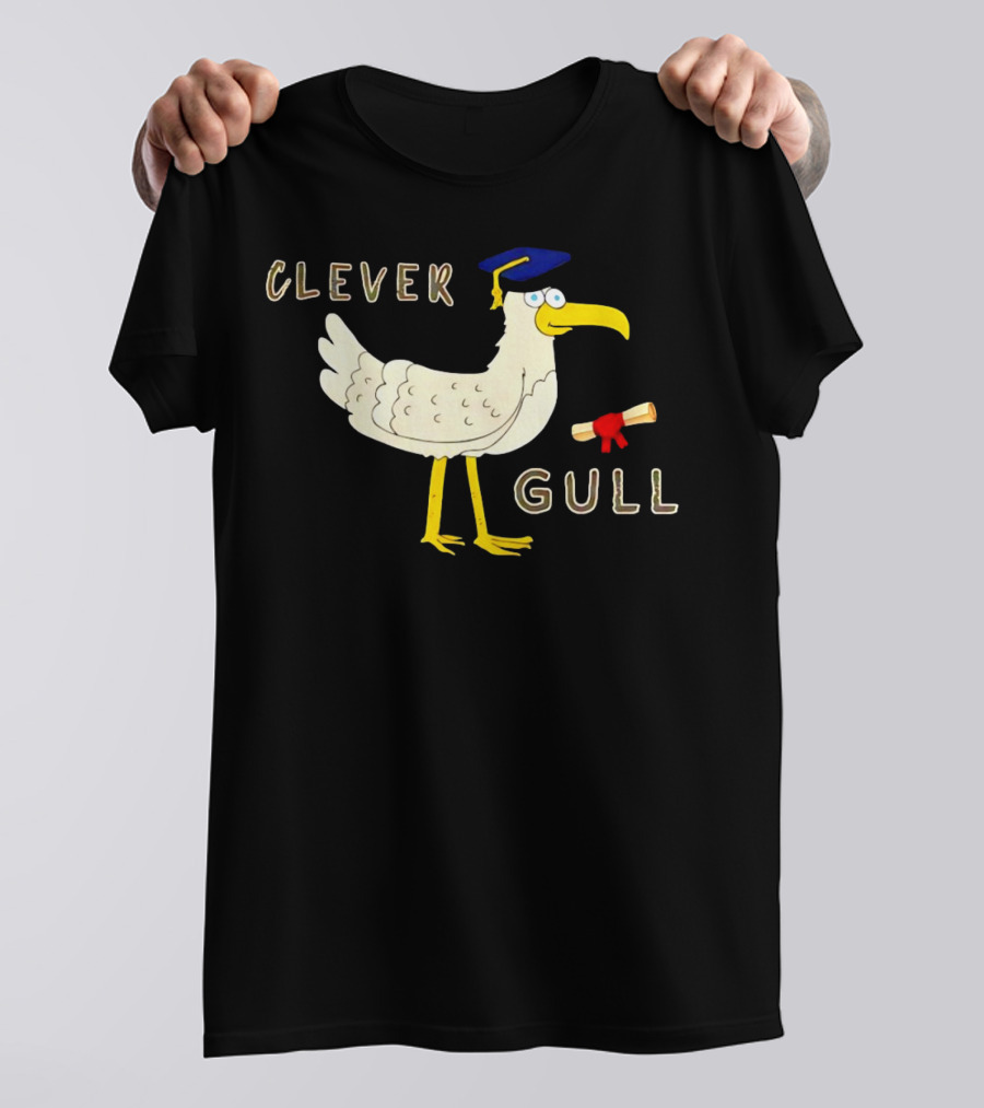 Clever Gull Graduation Humor Supersoft T-Shirt