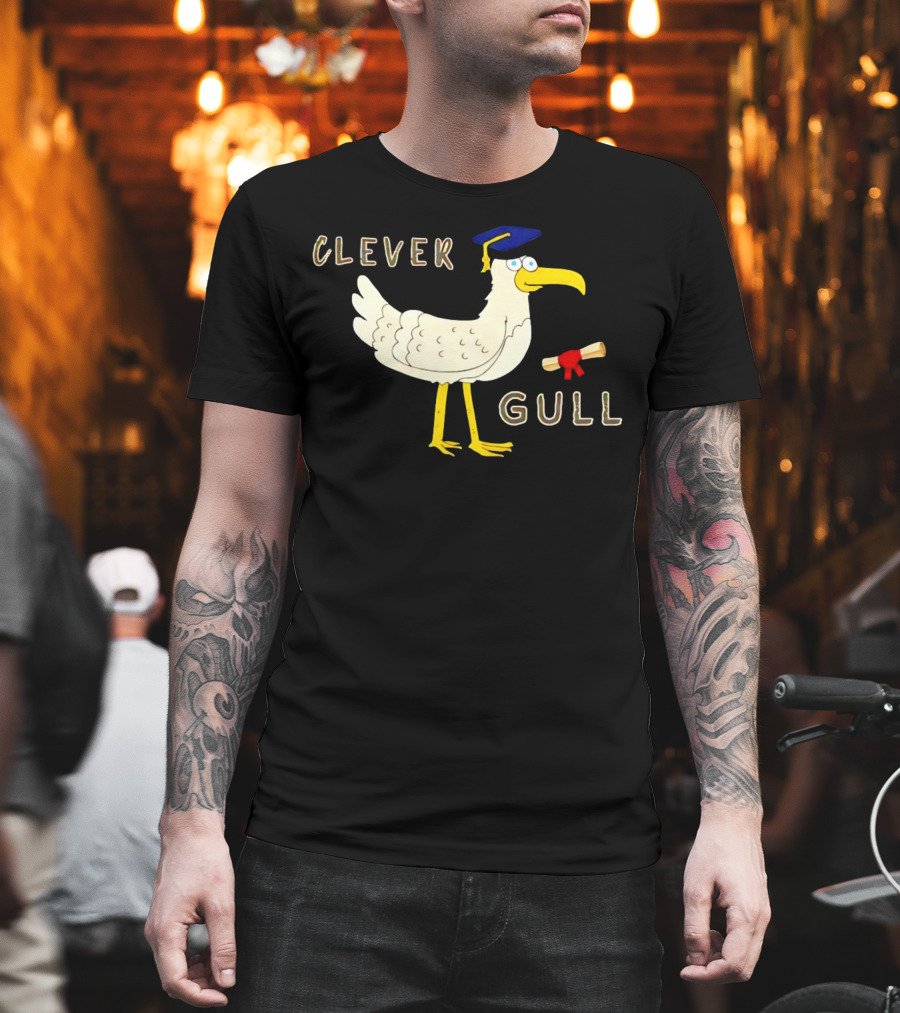 Clever Gull Graduation Humor Supersoft T-Shirt
