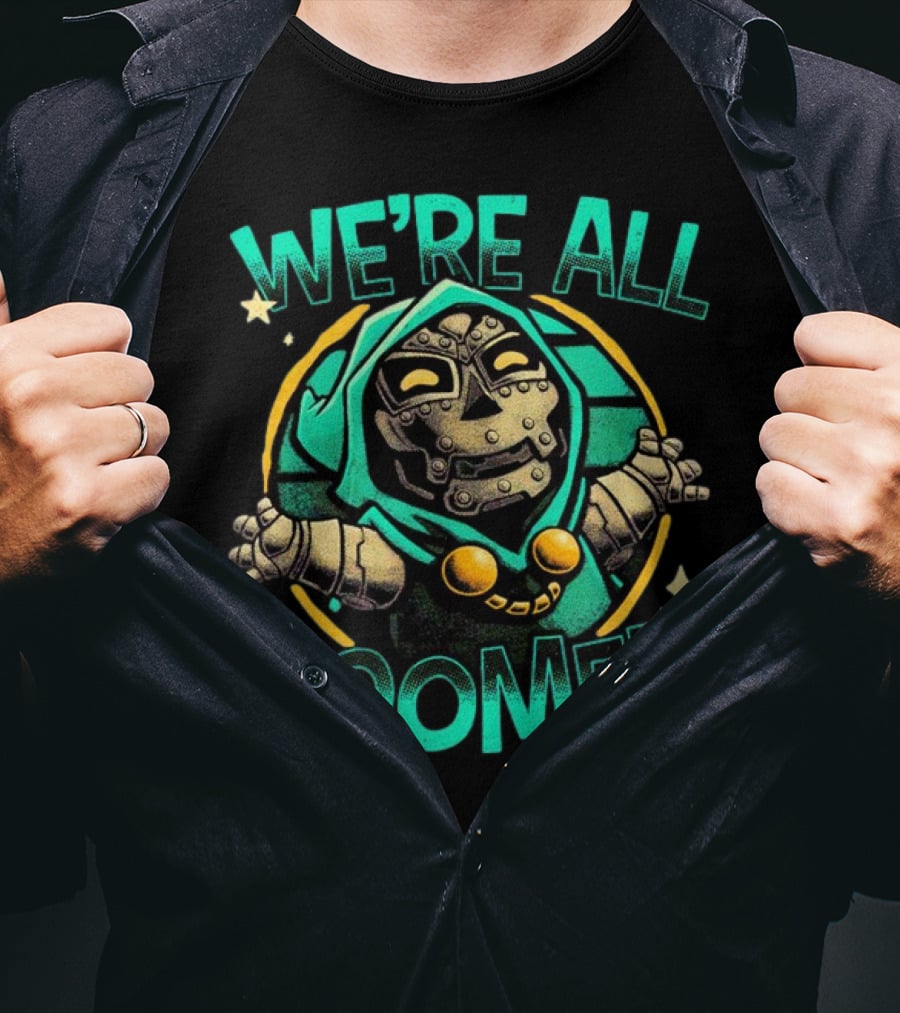 Doctor Doom We're All Doomed Cartoon T-Shirt