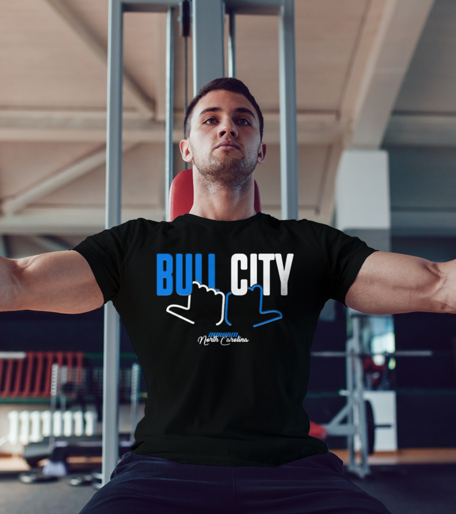Durham North Carolina Bull City Hands T-Shirt