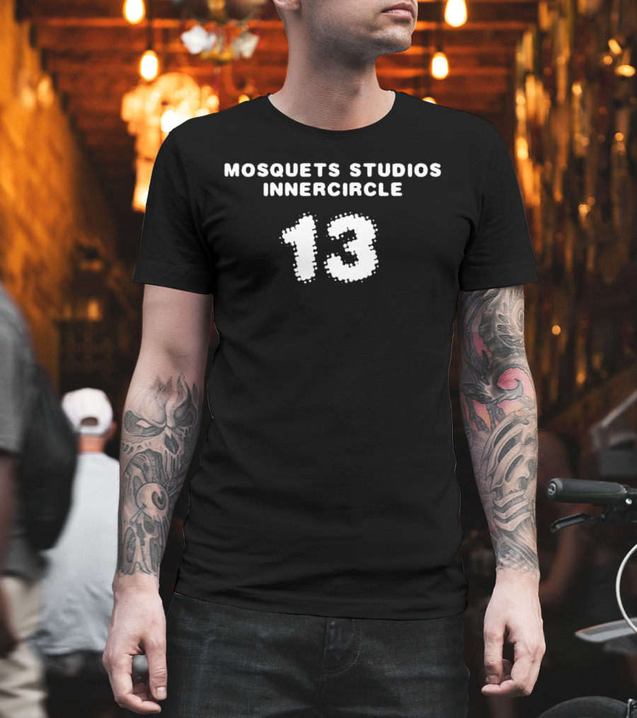 Mosquets Studios Innercircle 13 Bold Number 13 T-Shirt