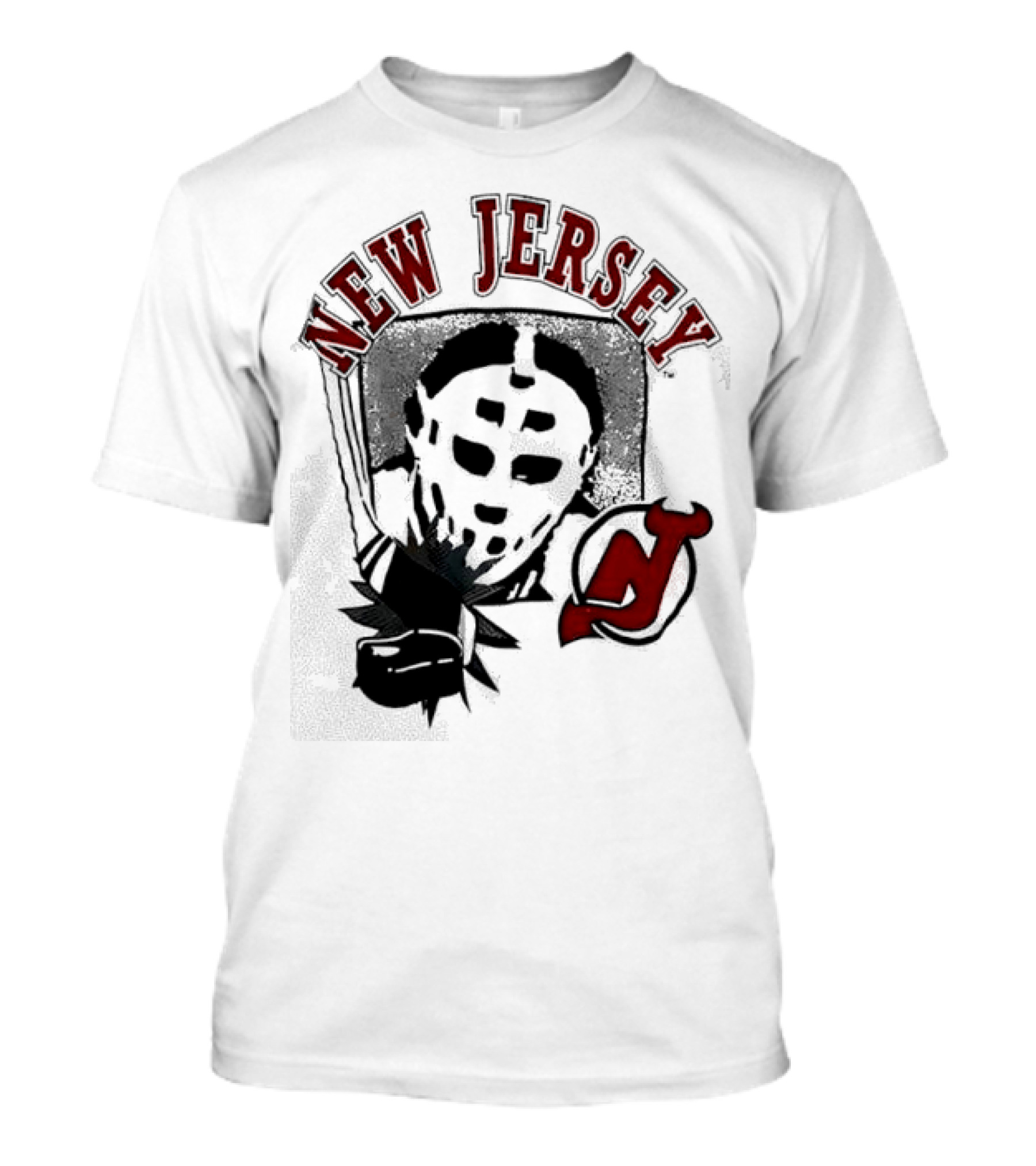 New Jersey Devils Retro Goalie Mask T-Shirt