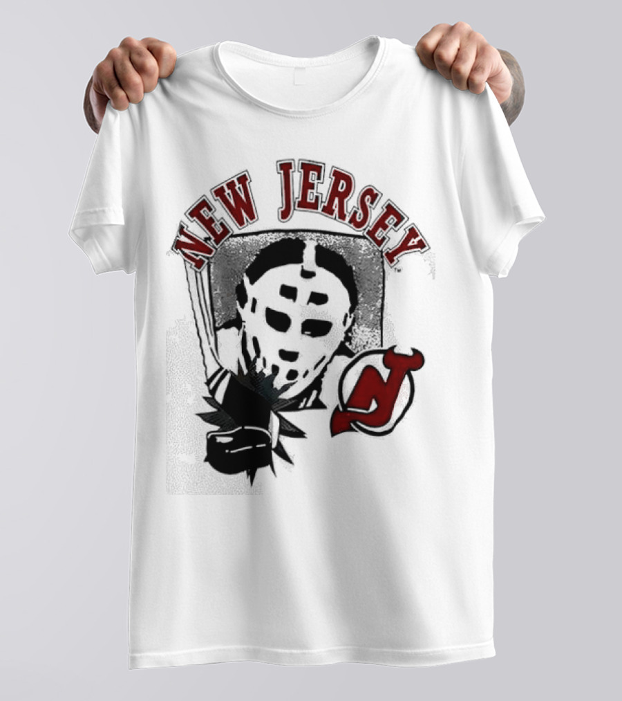 New Jersey Devils Retro Goalie Mask T-Shirt