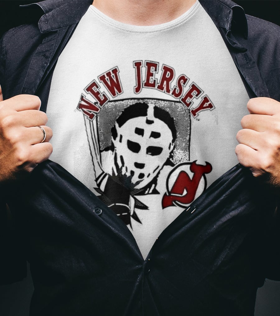 New Jersey Devils Retro Goalie Mask T-Shirt