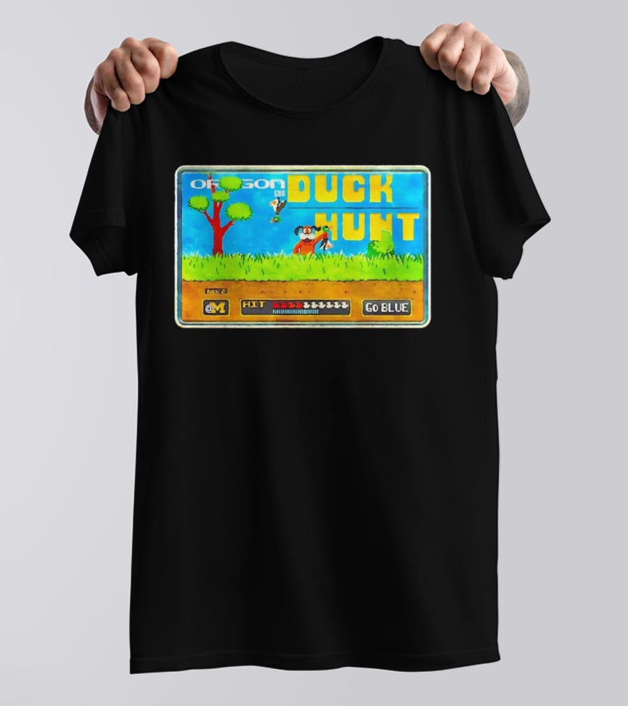 OREGON GAMEDAY DUCK HUNT GO BLUE T-Shirt