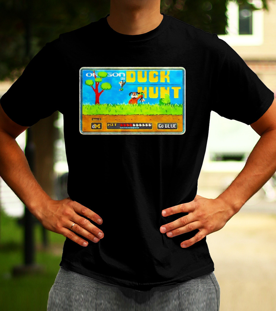 OREGON GAMEDAY DUCK HUNT GO BLUE T-Shirt