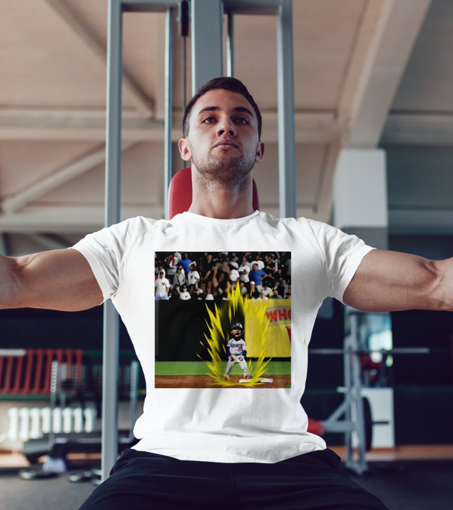 Teoscar Hernández Dodgers Super Saiyan Walk-Off Moment T-Shirt