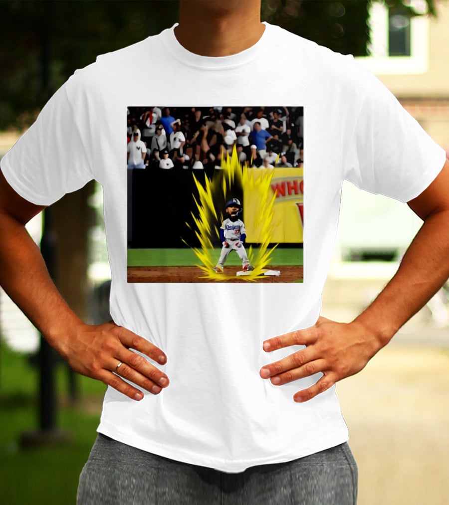 Teoscar Hernández Dodgers Super Saiyan Walk-Off Moment T-Shirt