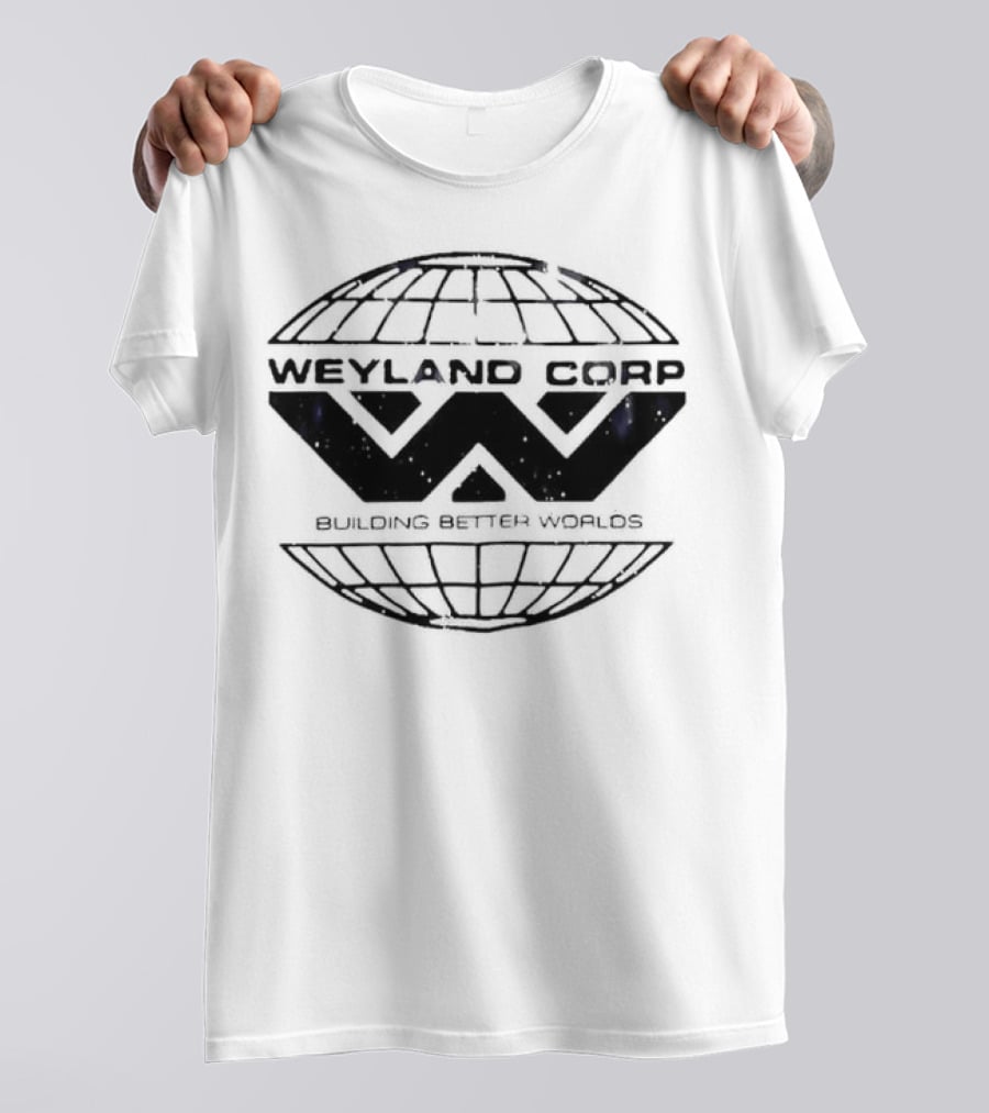 Weyland Corp Building Better Worlds Logo Alien Franchise T-Shirt