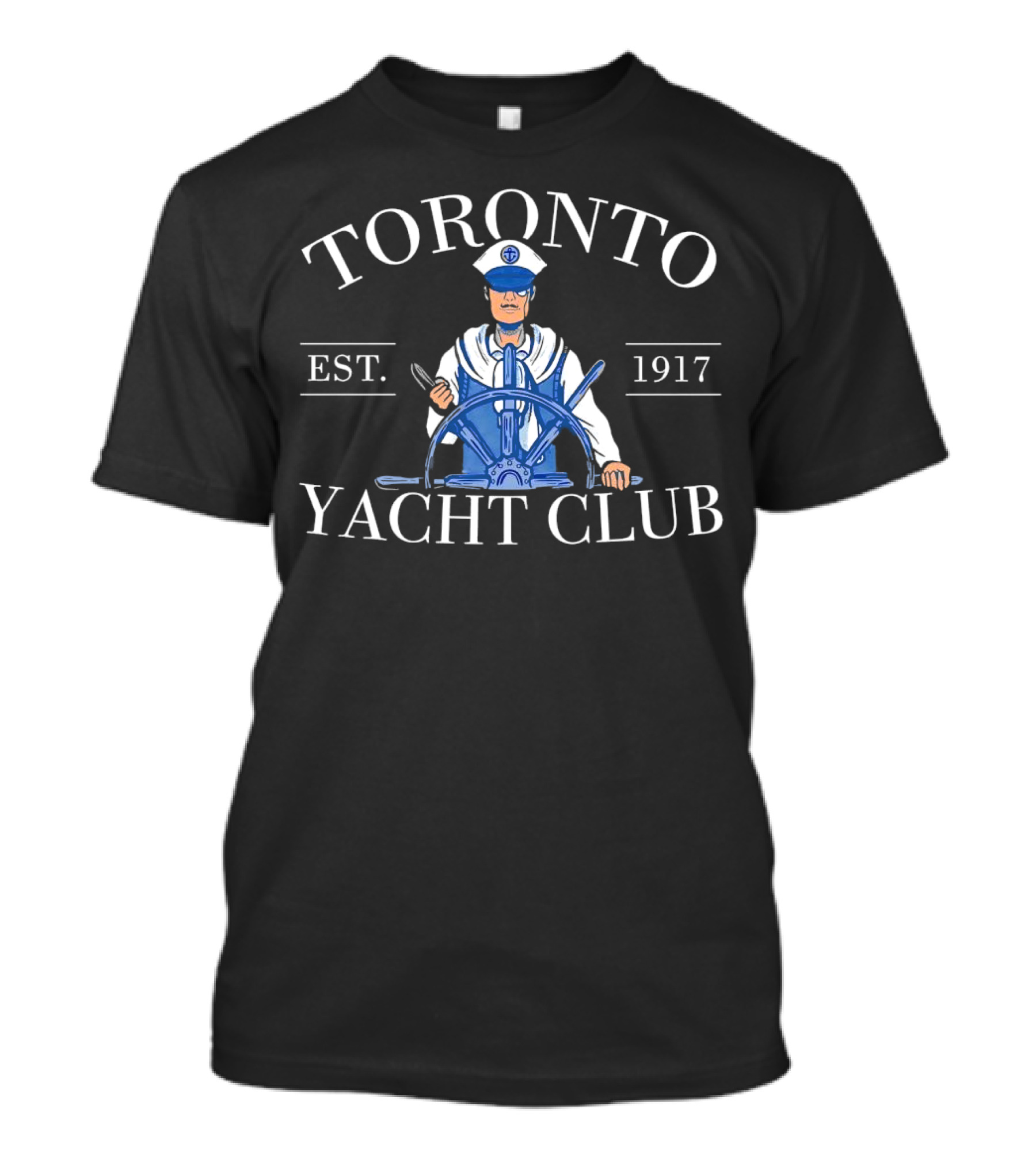 TORONTO YACHT CLUB EST. 1917 SAILOR AT HELM T-Shirt