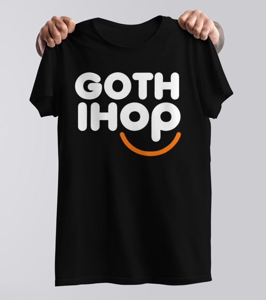 Goth IHOP Merchandise Smile Dark Aesthetic T-Shirt