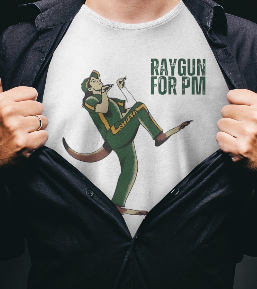 RAYGUN FOR PM Cricketer Playing Instrument T-Shirt