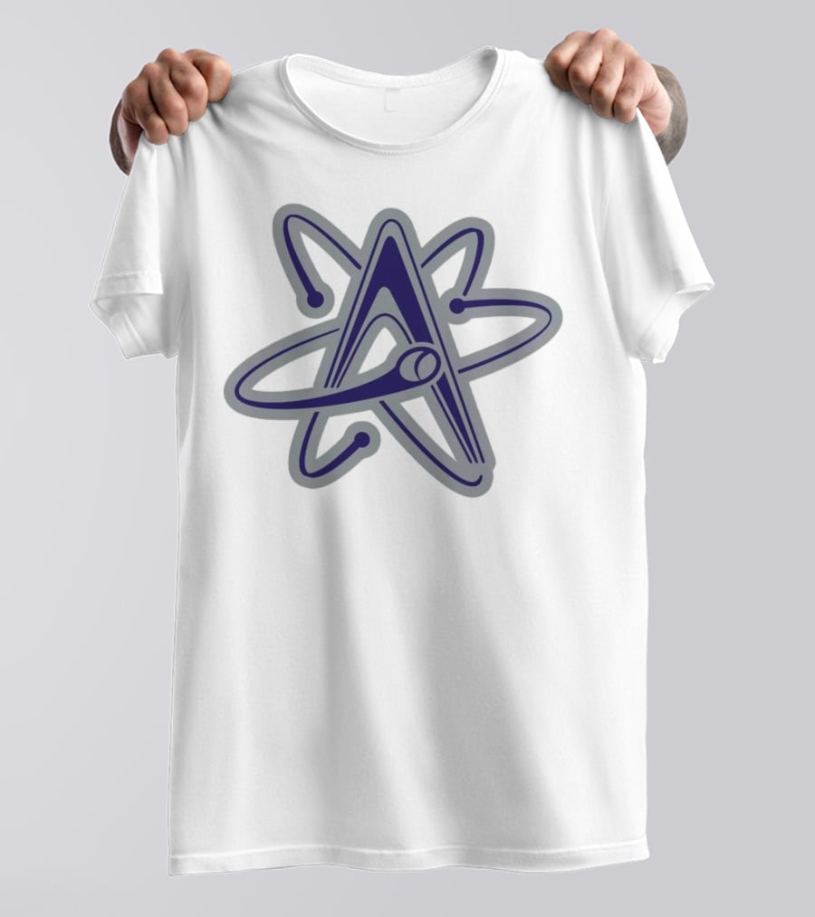 Albuquerque Isotopes Atom Symbol With Letter A Emblem T-Shirt