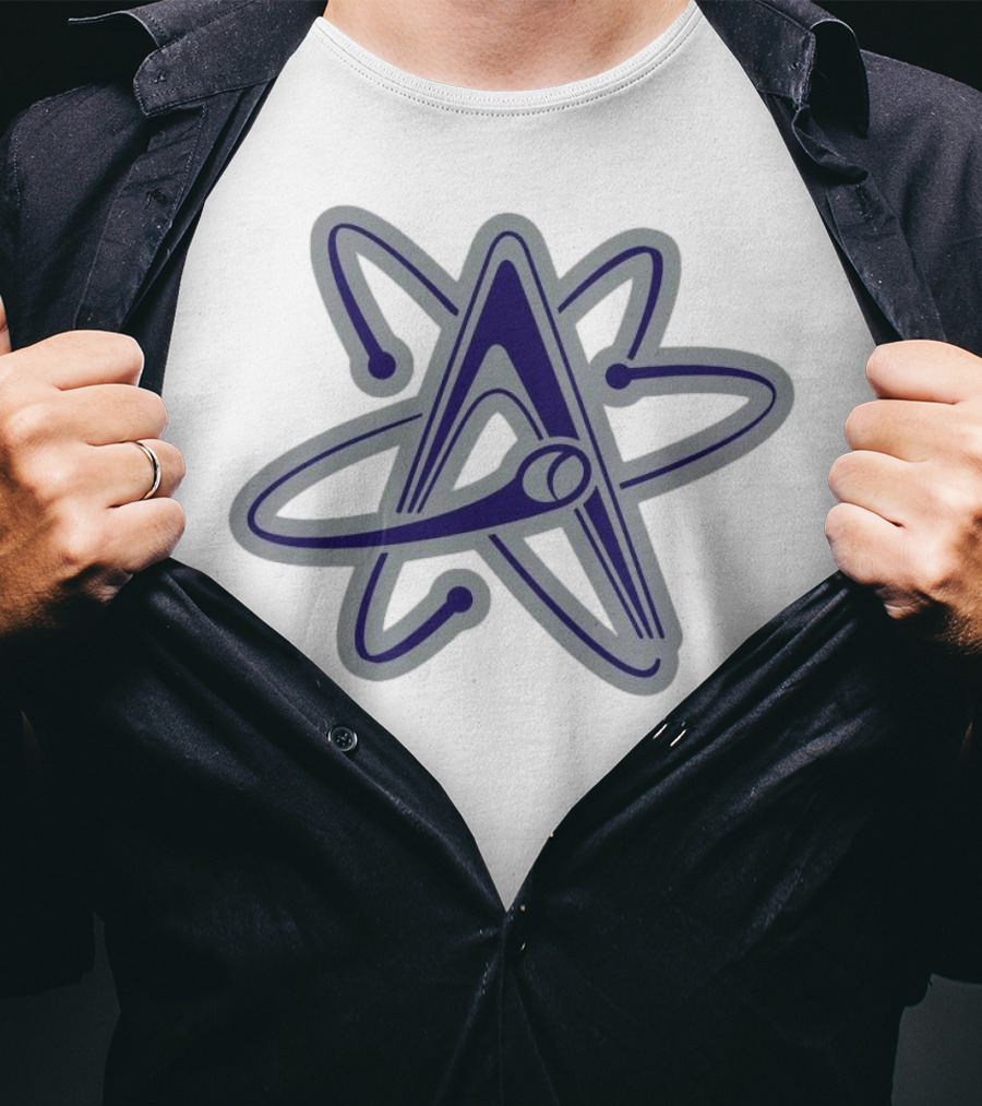 Albuquerque Isotopes Atom Symbol With Letter A Emblem T-Shirt