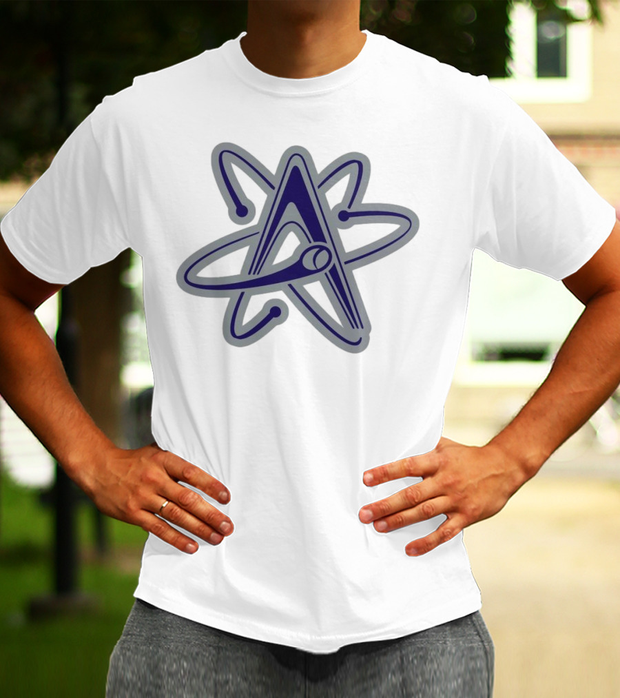 Albuquerque Isotopes Atom Symbol With Letter A Emblem T-Shirt