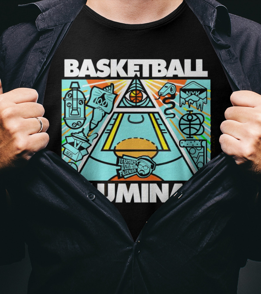 Basketball Illuminati LeBatard And Friends NVK 405 45 9 12 T-Shirt