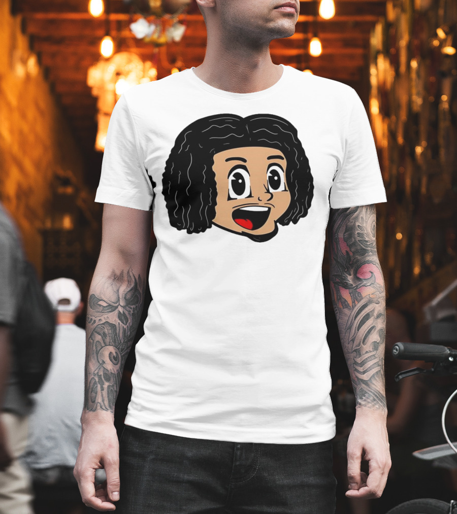 Cookiee Wright Cartoon Face Expression T-Shirt