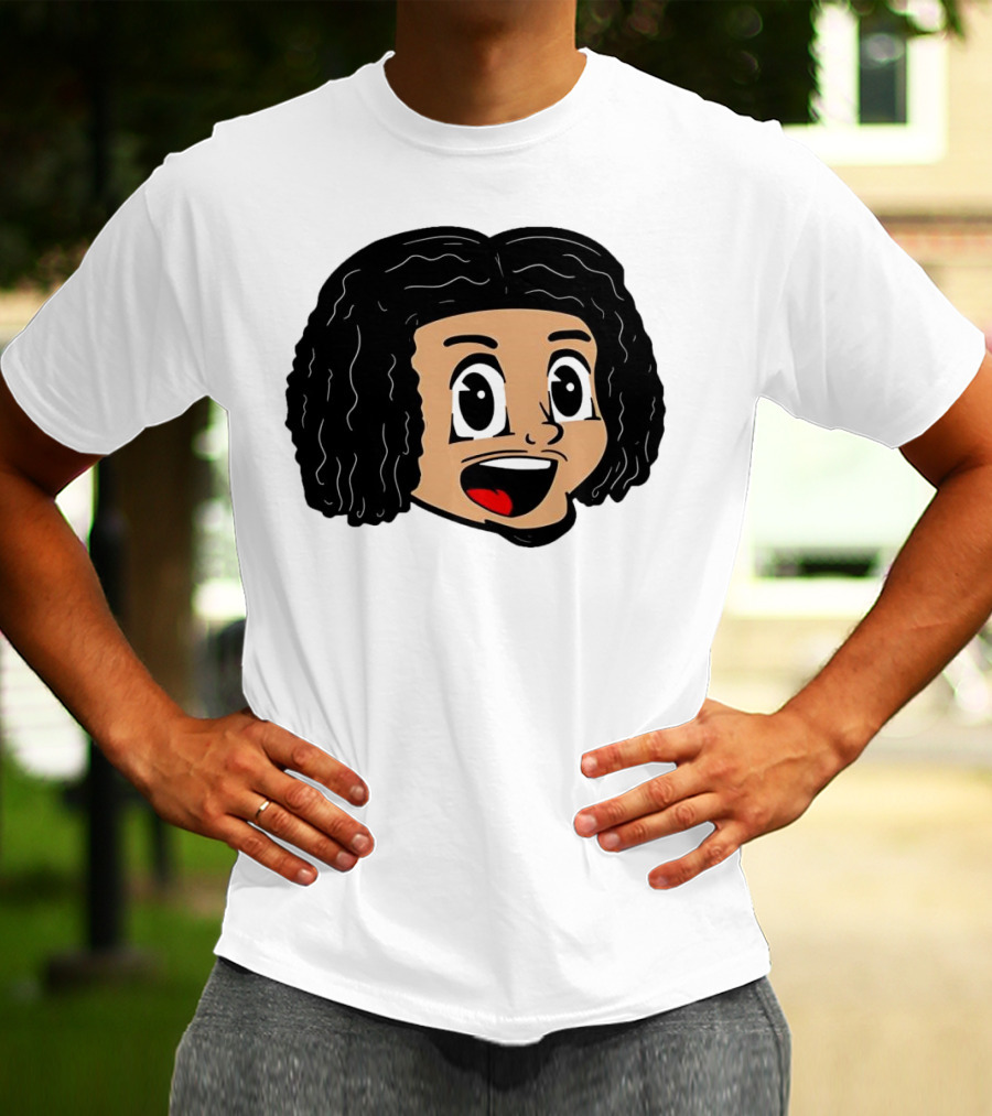 Cookiee Wright Cartoon Face Expression T-Shirt