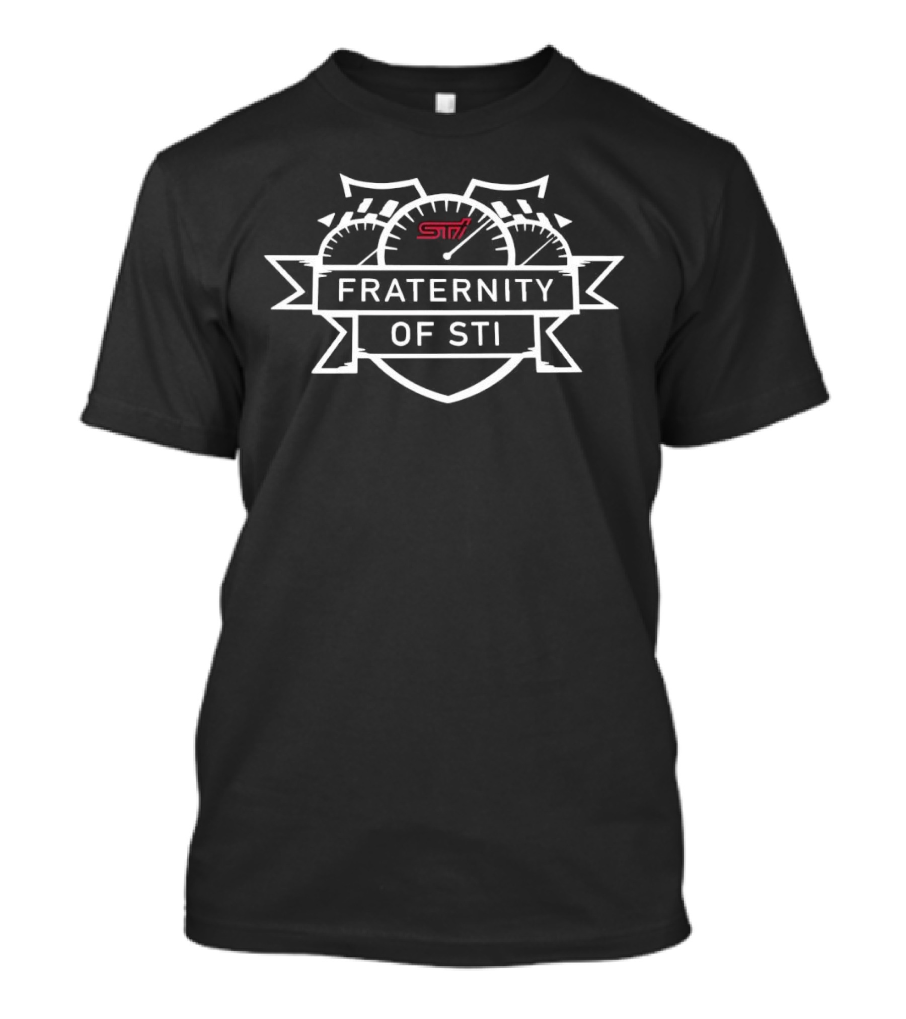 FRATERNITY OF STI Speedometer Shield Emblem T-Shirt