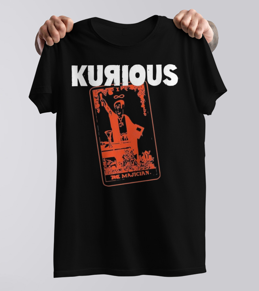 Kurious Gasdrawls The Majician Tarot Card T-Shirt
