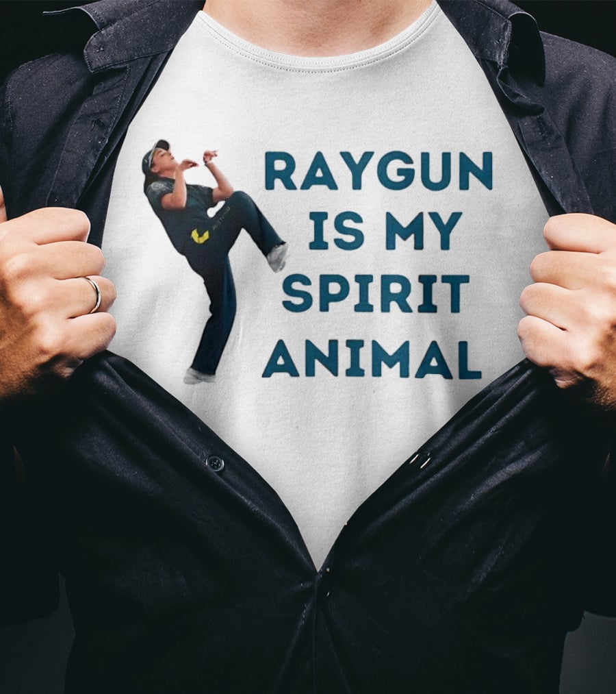 Raygun Is My Spirit Animal Breakdancing T-Shirt