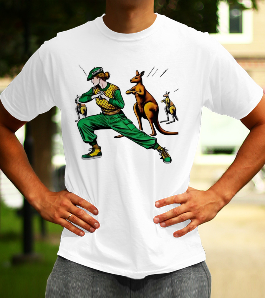 Breakdancing With Kangaroo At Olympics T-Shirt