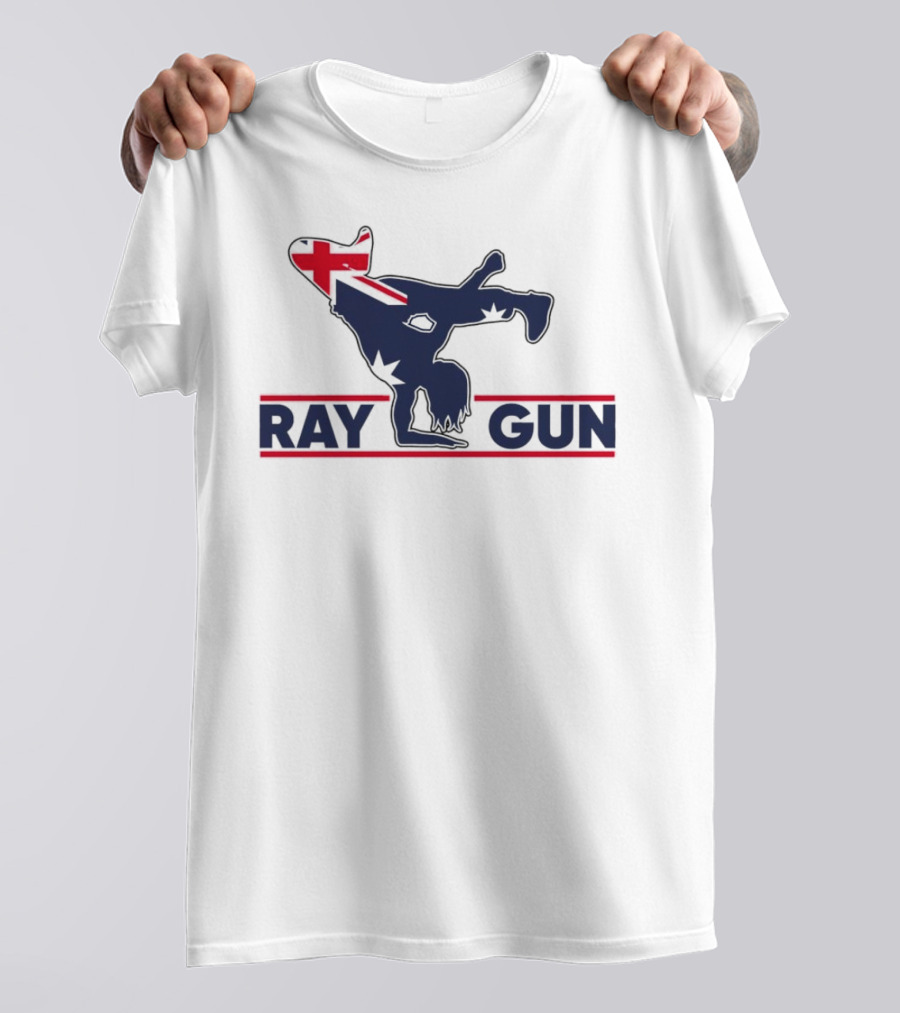 Raygun Australian Flag Olympic Breakdancer T-Shirt
