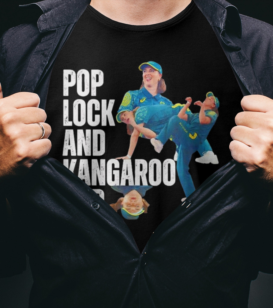 Pop Lock And Kangaroo Hop Raygun Rachael Olympics T-Shirt