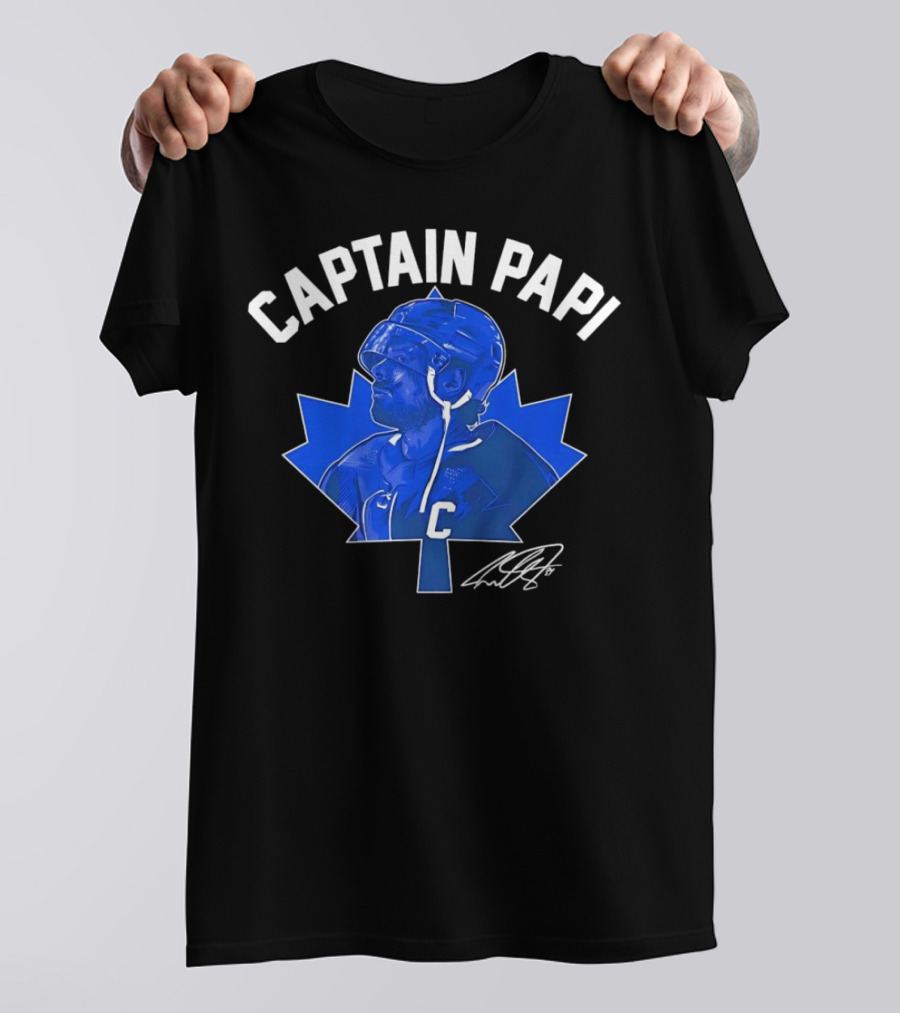 Captain Papi Auston Matthews Toronto Maple Leafs Signature T-Shirt