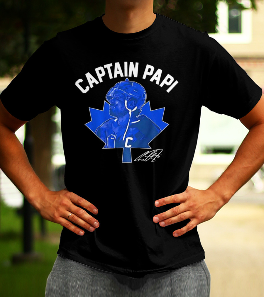 Captain Papi Auston Matthews Toronto Maple Leafs Signature T-Shirt