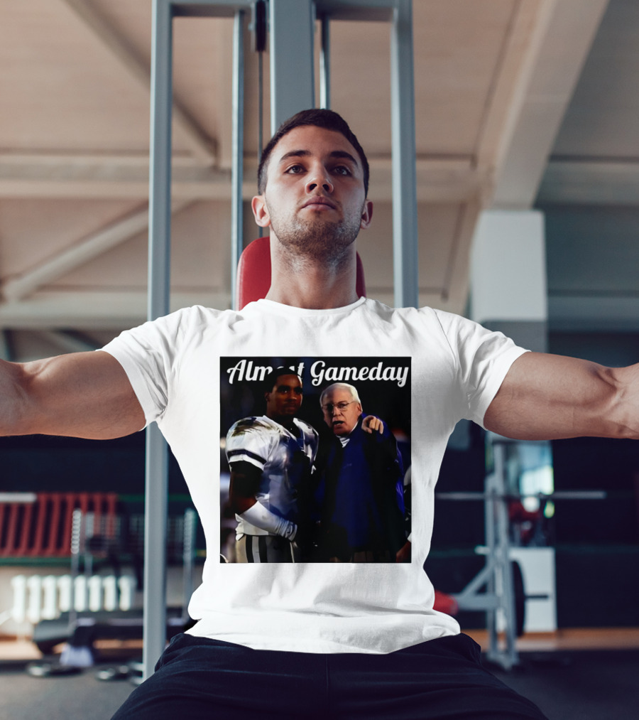 Almost Gameday Bill Snyder Coach K-State Wildcats Player Interaction T-Shirt