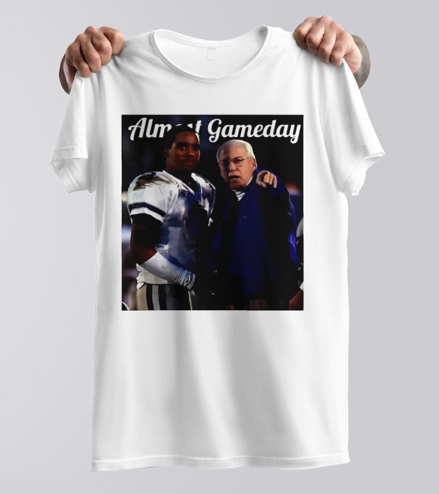 Almost Gameday Bill Snyder Coach K-State Wildcats Player Interaction T-Shirt