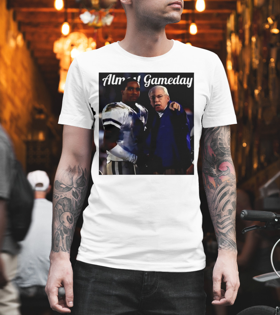 Almost Gameday Bill Snyder Coach K-State Wildcats Player Interaction T-Shirt