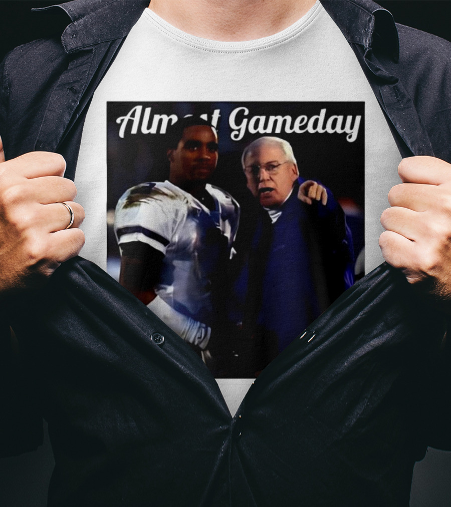 Almost Gameday Bill Snyder Coach K-State Wildcats Player Interaction T-Shirt
