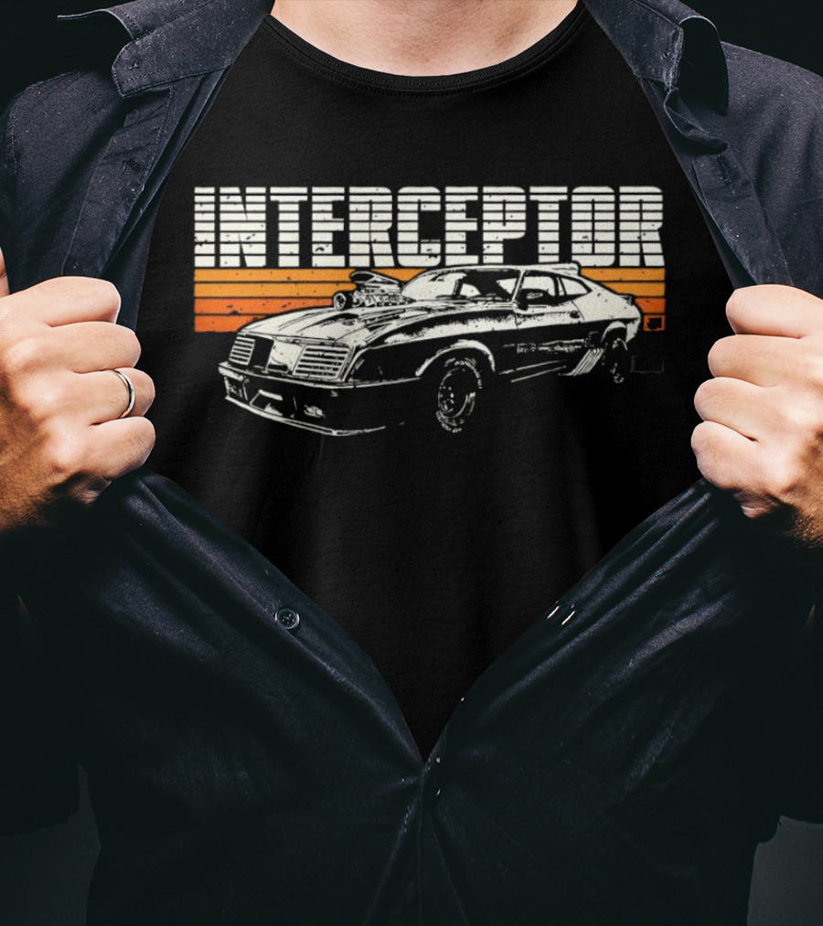 Interceptor Mad Max Vintage Car T-Shirt