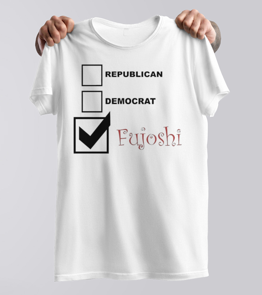Republican Democrat Fujoshi Anime Fandom Humor T-Shirt