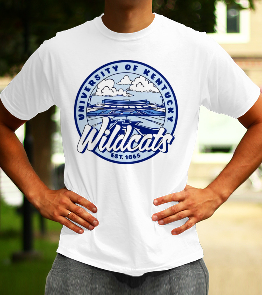 University Of Kentucky Wildcats Stadium Est. 1865 Circle T-Shirt
