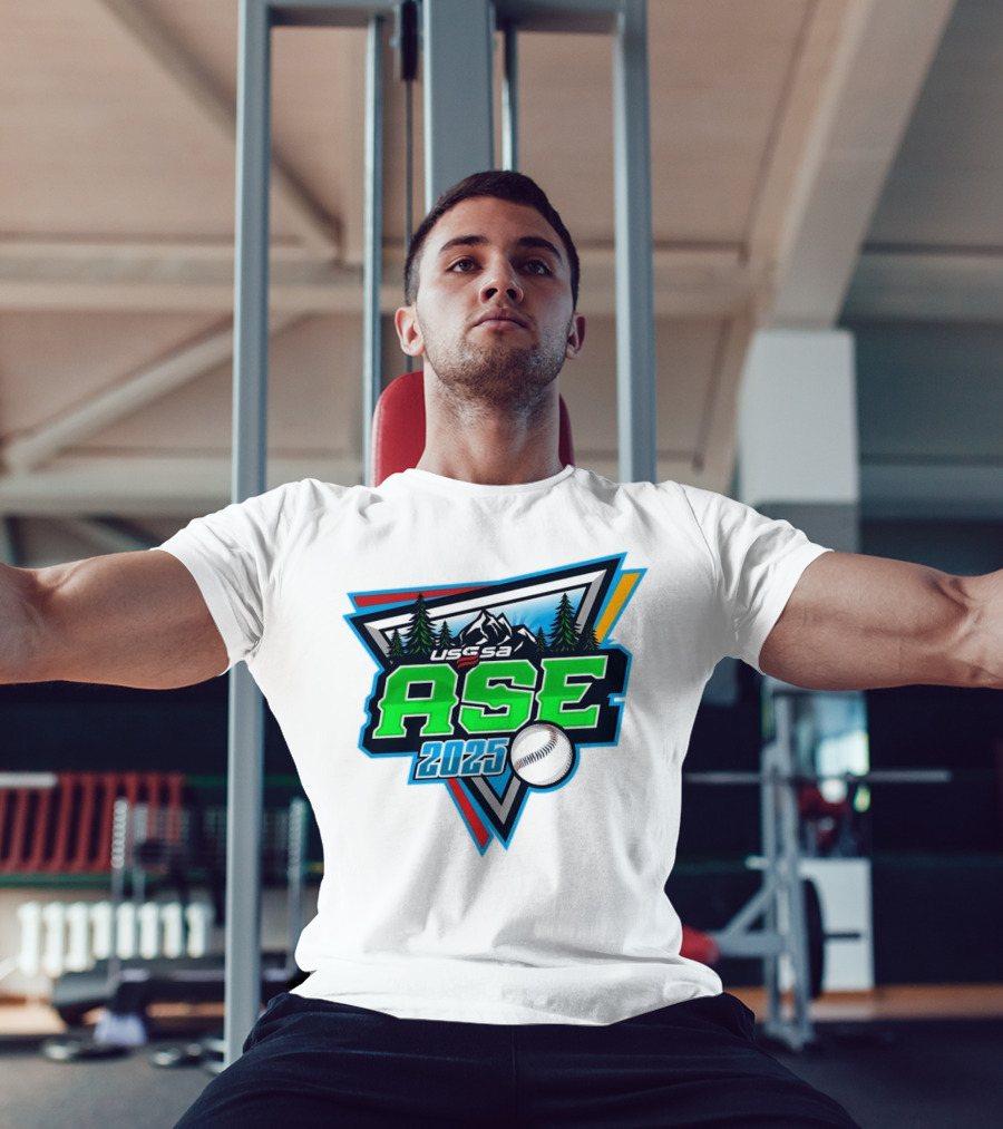USSSA Arkansas ASE 2025 Baseball Mountains T-Shirt