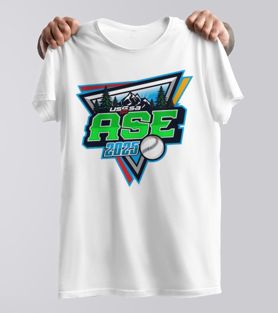 USSSA Arkansas ASE 2025 Baseball Mountains T-Shirt