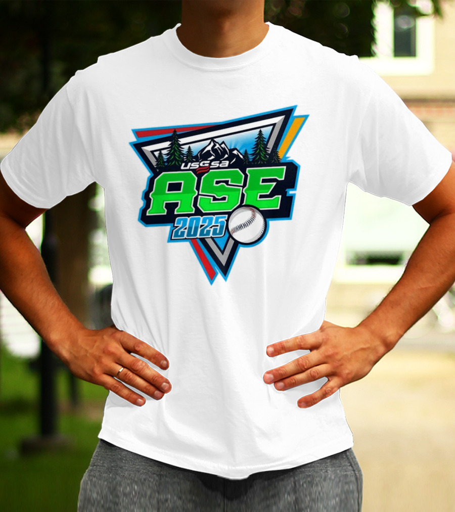 USSSA Arkansas ASE 2025 Baseball Mountains T-Shirt