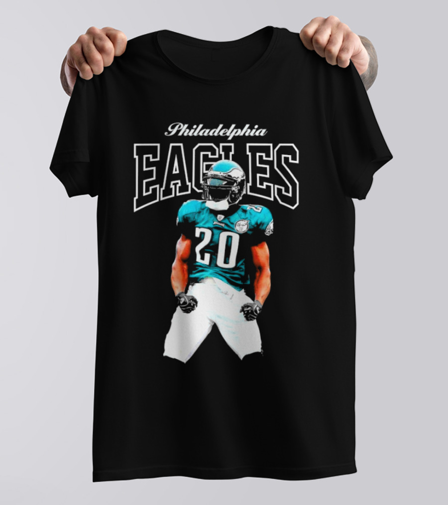 Philadelphia Eagles Brian Dawkins Number 20 Retired Player T-Shirt