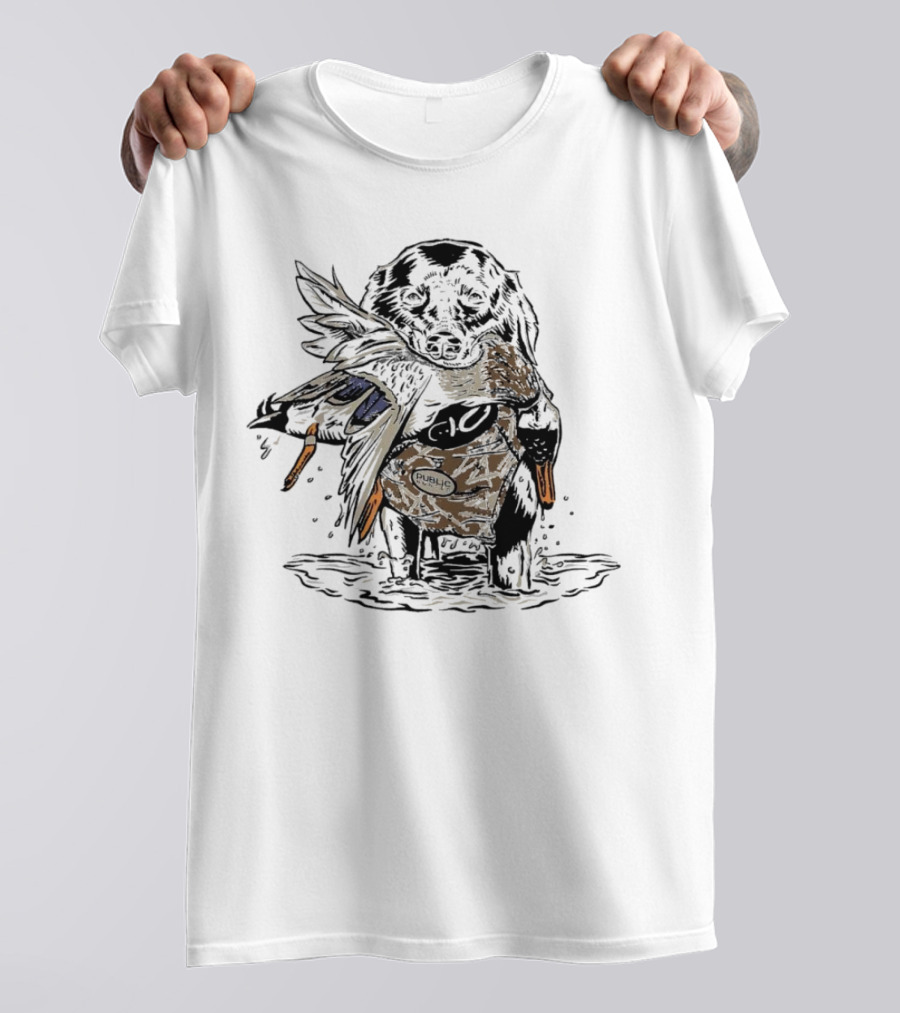 Ole’ Smoke Public Enemy Dog Hunting Duck T-Shirt