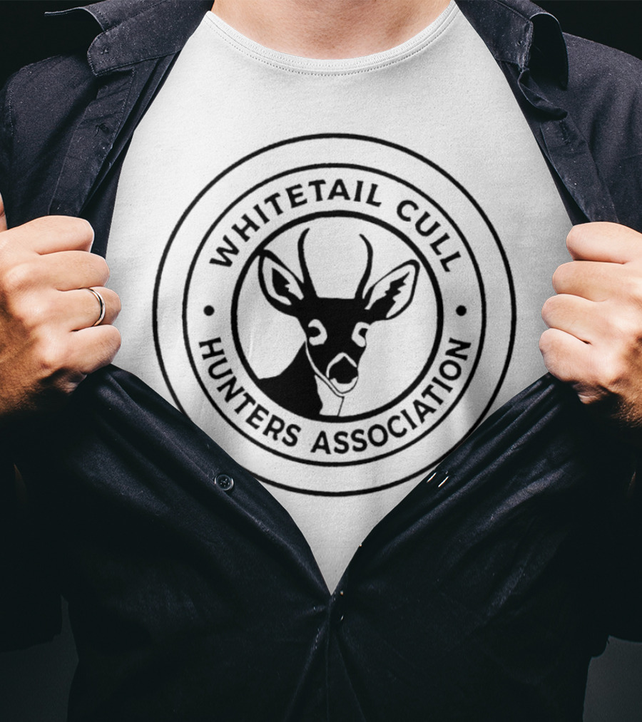 Whitetail Cull Hunters Association Buck Emblem T-Shirt